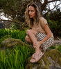 ROAM FOLDY WRAP SANDALS NUDE VEGAN LEATHER