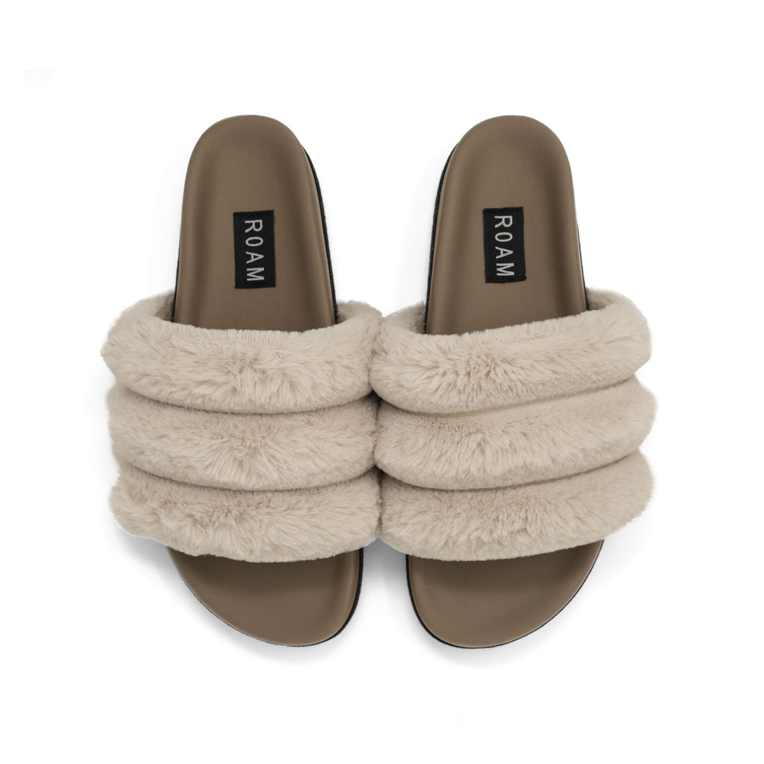 ROAM BUNNY SLIDER CEMENT FAUX FUR R0AM