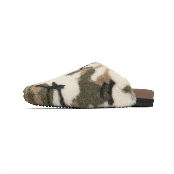 ROAM CLOUD CLOG  CAMO FAUX FUR