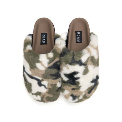 ROAM CLOUD CLOG  CAMO FAUX FUR