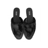 ROAM CLOUD MULE BLACK FAUX FUR