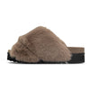 ROAM CLOUD SLIPPERS NUDE TONAL FAUX FUR