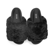 ROAM CLOUD STACK BLACK  FAUX SHEARLING