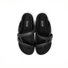 ROAM ASYMMETRICAL STACK PLATFORM BLACK VEGAN LEATHER