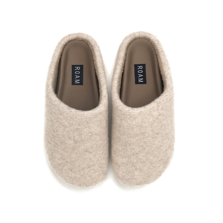 ROAM CUSH CLOG BONE RECYCLED WOOL