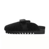 ROAM FUZZY LOAFER MULE BLACK FAUX SHEARLING