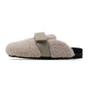 ROAM FUZZY LOAFER MULE CEMENT FAUX SHEARLING