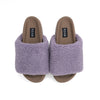 ROAM FUZZY STACK PLATFORM LAVENDER FAUX SHEARLING