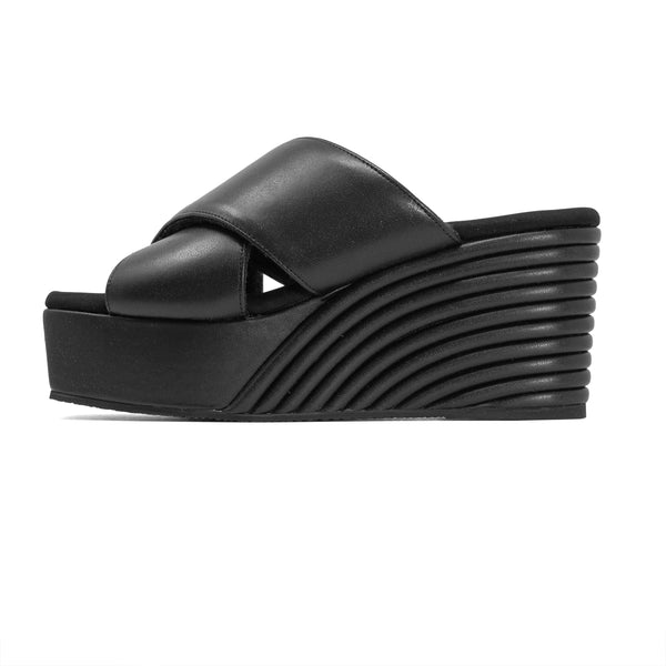 ROAM MID STRATA SQUARE BLACK VEGAN LEATHER
