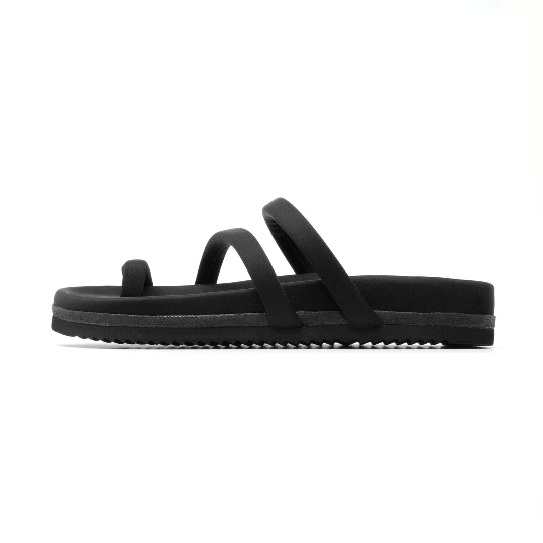 SPUR ◆ Vench Neoprene Flatform Sandal Compass Wave Platform Bumper Sandal In Black – SMFK Official