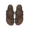ROAM ORBIT SANDAL BLACK & TAUPE WAVY CHECK NEOPRENE