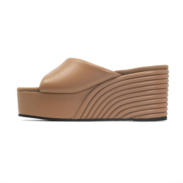 ROAM SCOOP MID STRATA WEDGE DUNE VEGAN LEATHER