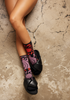 ROAM Foldy Puffy Sandals Black Vegan Leather
