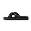 ROAM SIDE SLIP SANDAL BLACK VEGAN LEATHER