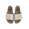 ROAM STRIPE SLIDER SILVER & GOLD VEGAN LEATHER