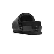 ROAM STRIPED CROCY STACK BLACK & CHARCOAL VEGAN LEATHER