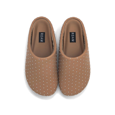 ROAM STUDDY CLOG NUDE VEGAN LEATHER