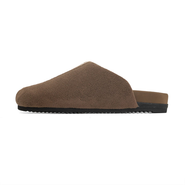 ROAM TERRY STRIPE CLOG TAUPE TERRY FLEECE