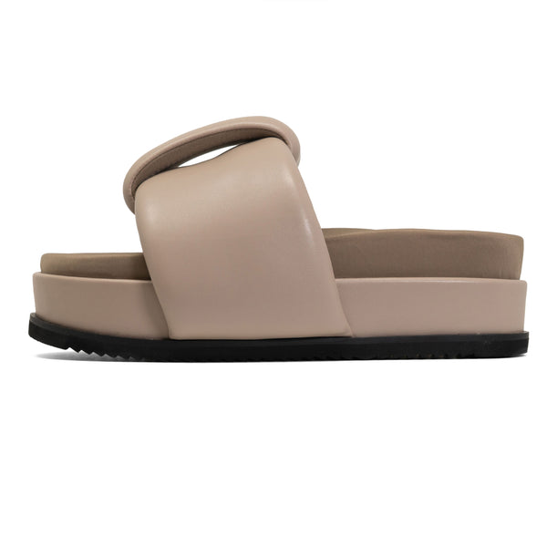 ROAM PUFFED KNOTTY STACK OYSTER VEGAN LEATHER