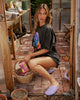 ROAM STUDDY CLOG LAVENDER VEGAN LEATHER
