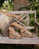 ROAM MID STRATA SQUARE WEDGE NATURAL RAFFIA