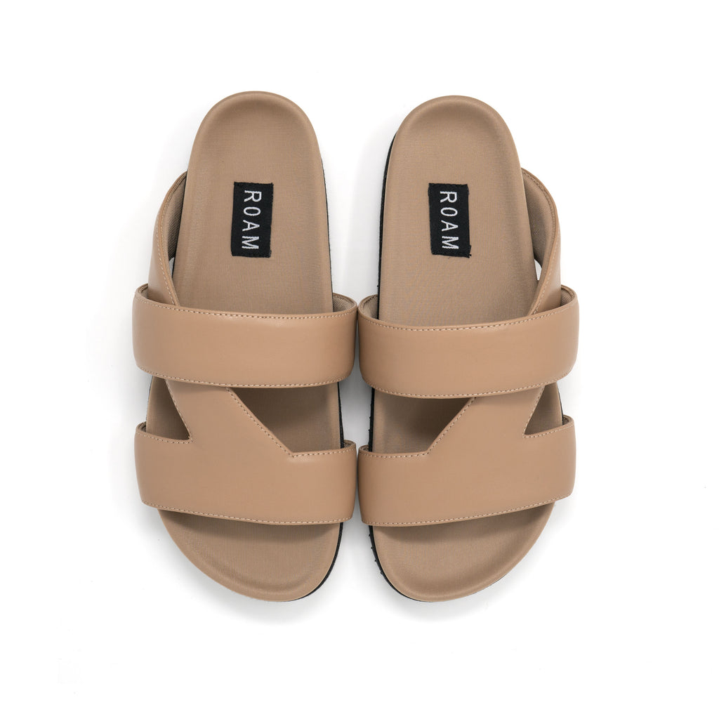 ROAM 7 SANDALS NUDE VEGAN LEATHER – R0AM