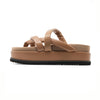 ROAM ASYMMETRICAL STACK PLATFORM NUDE VEGAN LEATHER