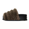 ROAM BUNNY STACK PLATFORM KHAKI FAUX FUR