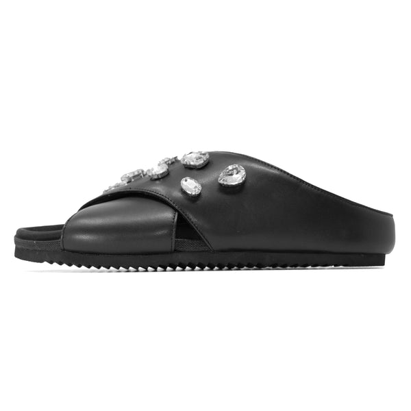 Crystal online slide sandals