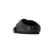 ROAM CROSS CRYSTAL SANDALS BLACK VEGAN LEATHER