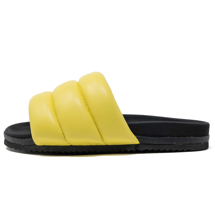 ROAM Puffy Sandals Lemon Vegan Leather