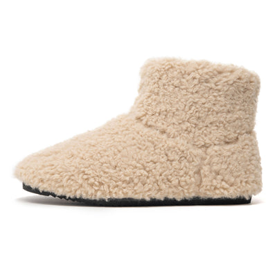 ROAM Mini Boosh Boots Nude Faux Shearling