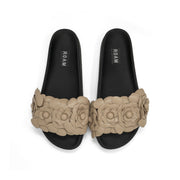 ROAM FLEUR SLIDE NUDE VEGAN LEATHER