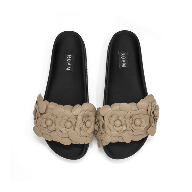 ROAM FLEUR SLIDE NUDE VEGAN LEATHER