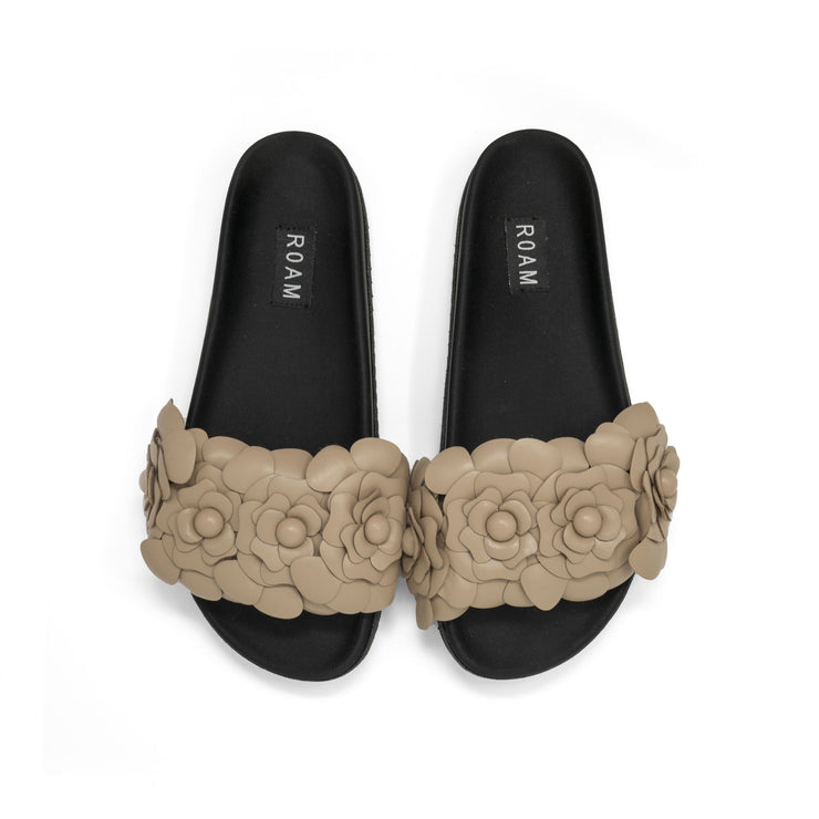 ROAM FLEUR SLIDE NUDE VEGAN LEATHER
