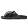 ROAM Foldy Puffy Sandals Black Vegan Leather