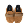 ROAM FUZZY LOAFER MULE COGNAC FAUX SHEARLING