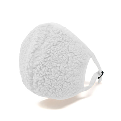 ROAM Fuzzy Mask White Faux Shearling