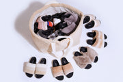 ROAM Fuzzy Shopper Nude Faux Shearling