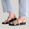 ROAM LINKY SANDALS SAND VEGAN LEATHER
