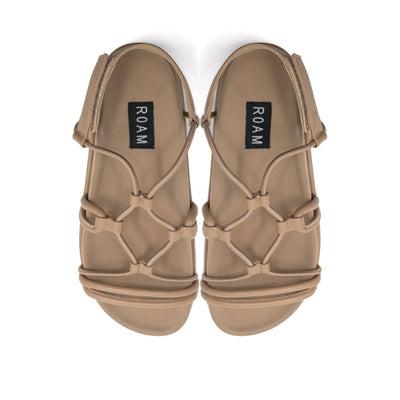 ROAM LINKY PLATFORM SANDAL NUDE VEGAN LEATHER