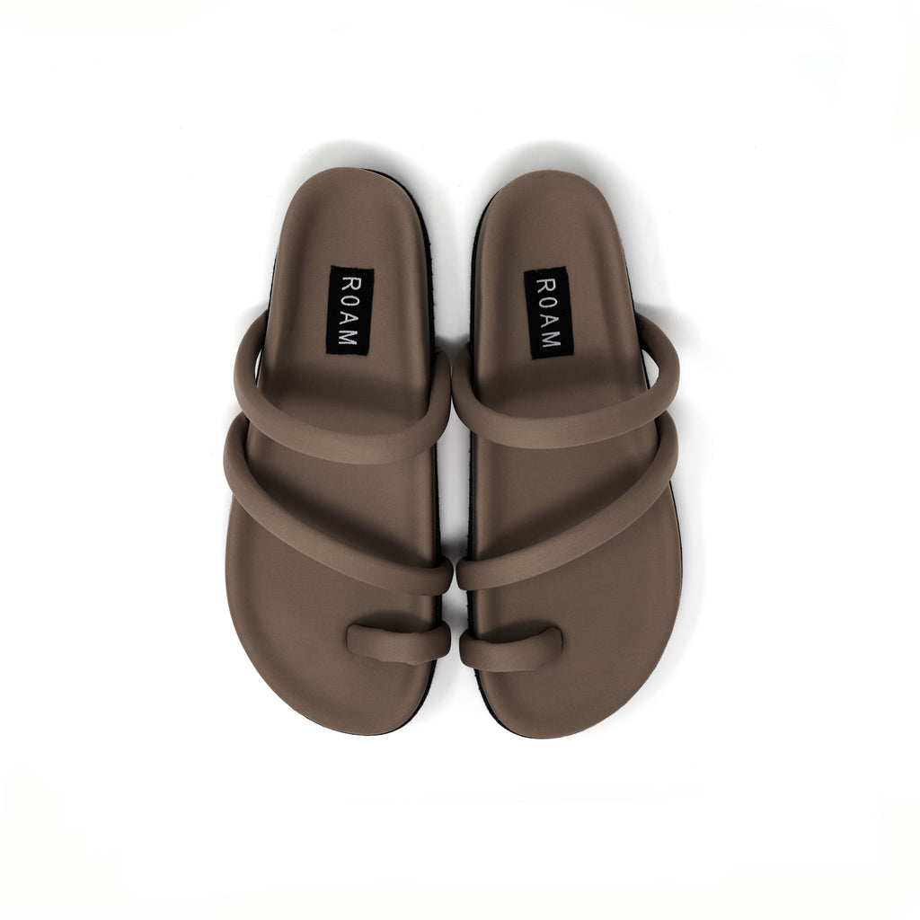 【NONCODE】Orbet Suede Strap Sandals ROAM ORBIT SANDAL TAUPE NEOPRENE – R0AM