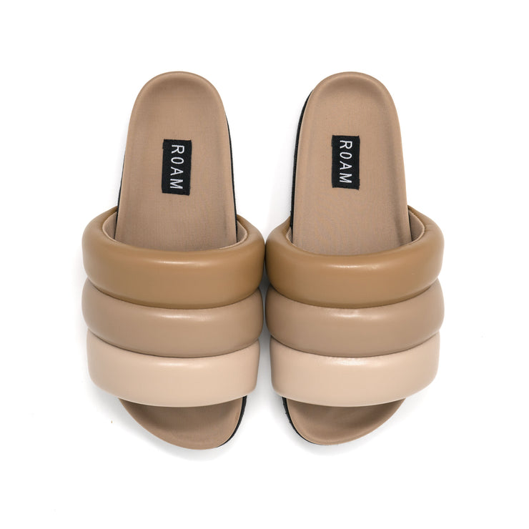 ROAM PUFFY SANDALS DUNE VEGAN LEATHER