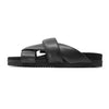 ROAM RIBBON SANDALS BLACK VEGAN LEATHER