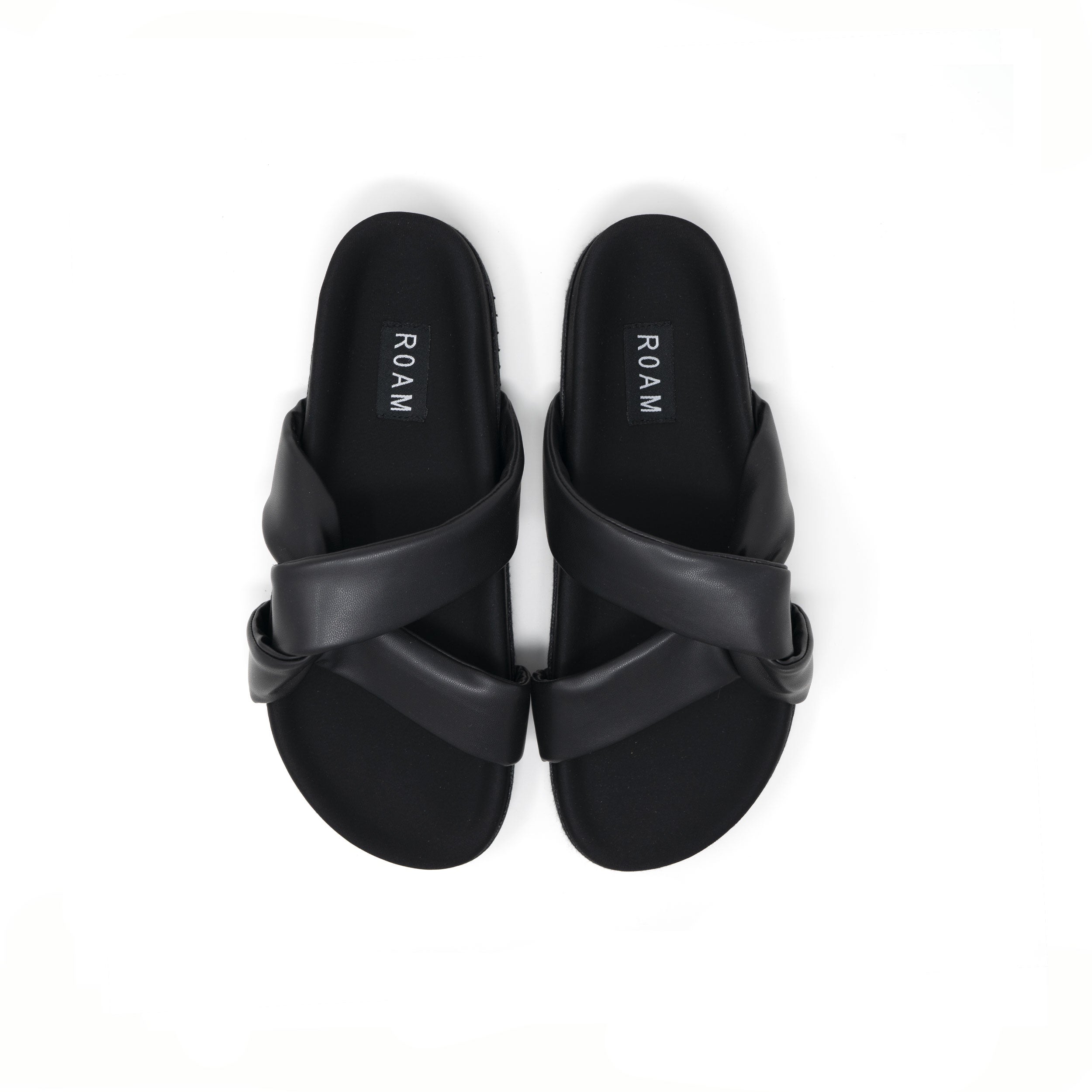 ★ROH SEOUL★ Cross toe slides Black RSH24SF6DBK ROH SEOUL STORE - Cross toe slides Black - ROH SEOUL