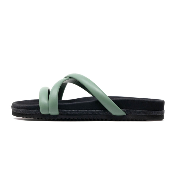 ROAM Tubey Sandals Sage Faux Leather