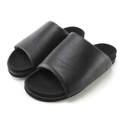 ROAM Leather Slippers Black Vegan Leather