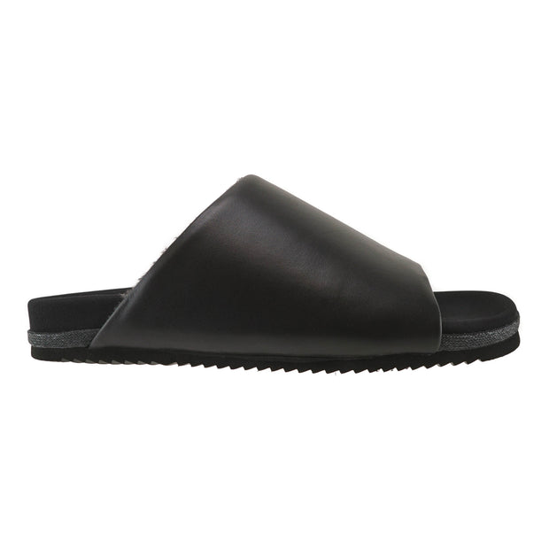ROAM Leather Slippers Black Vegan Leather