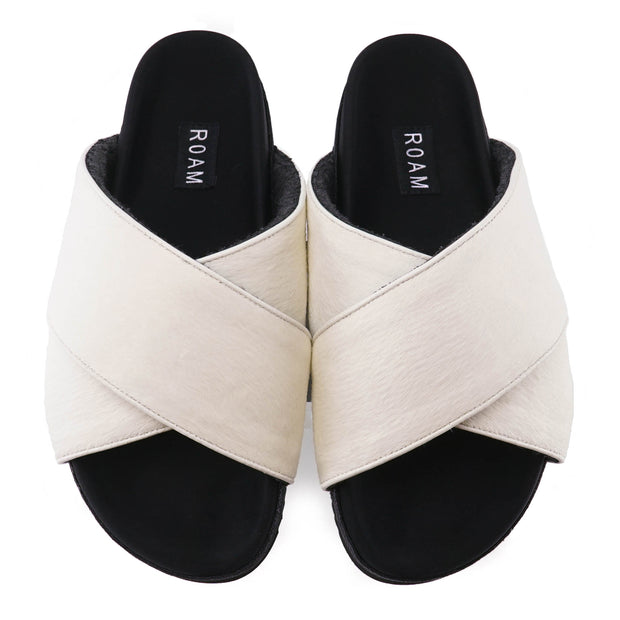 ROAM Cross Sandals White