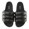 ROAM Puffy Sandals Black Vegan Leather